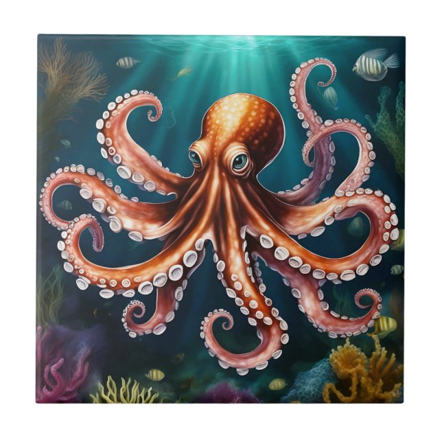 Octopus Art Underwater (Frente)