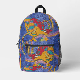 Octopus Back Pack Book Bag