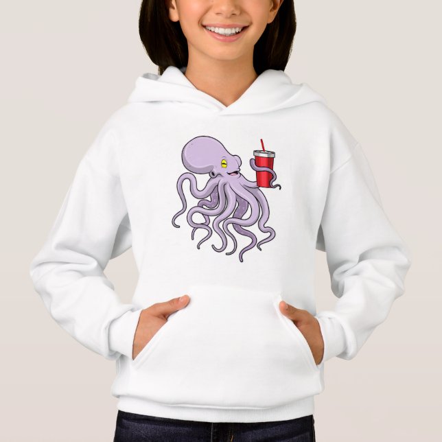 Octopus com caneta de Bebendo (Frente)