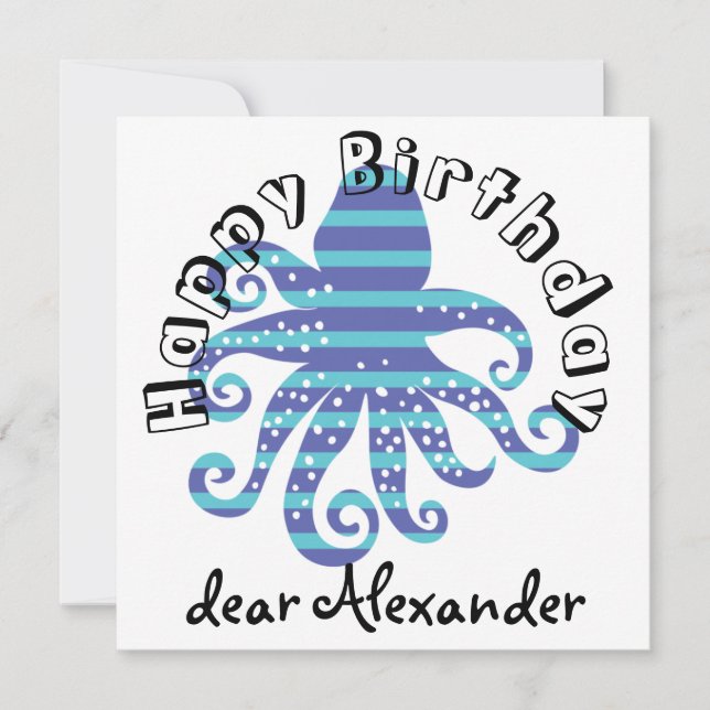 Octopus com risca azul (Frente)