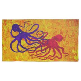 Octopus - Conjunto De King Pillowcase