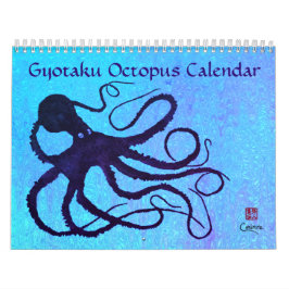 Octopus Gyotaku - Calendário Médio
