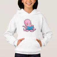 Octopus na leitura de um livro