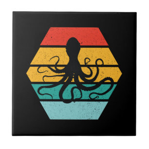 Octopus Silhouette Sunset