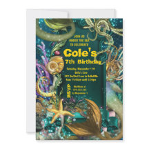 Octopus Sob o Convite do Partido da Sereia do Mar