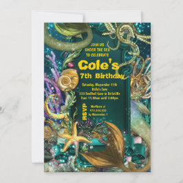 Octopus Sob o Convite do Partido da Sereia do Mar