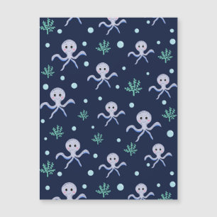 Octopus sob o padrão das crianças do mar