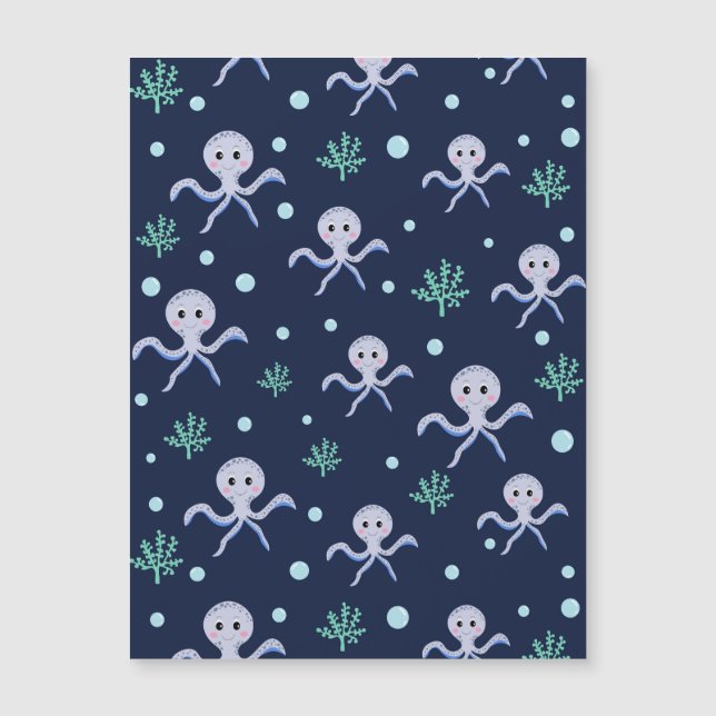 Octopus sob o padrão das crianças do mar (Frente)