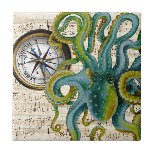 Octopus Tentacle Compass Música (Frente)