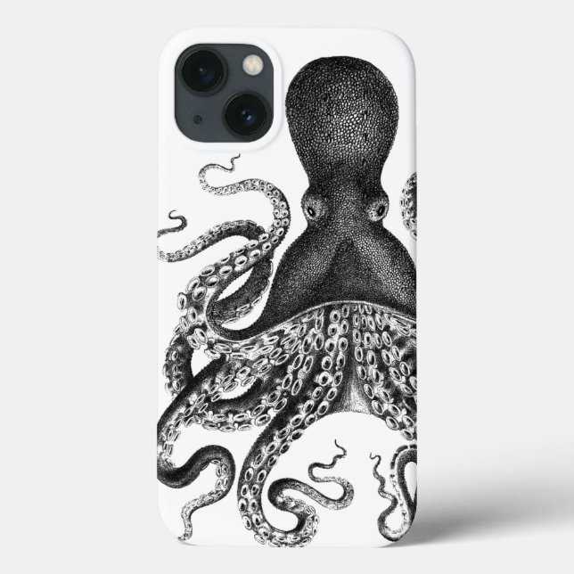 +| Octopus Vintage ||+ capas de iphone de gabinete (Verso)