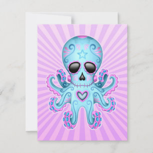 Octopus Zombie - Púrpura Azul