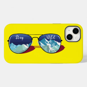 Óculos de sol das montanhas capas de iphone de gab