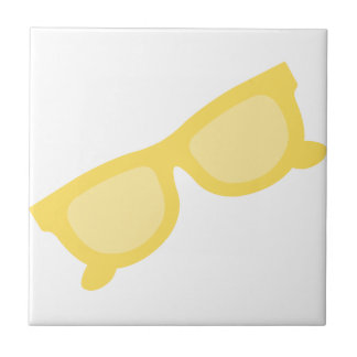 Óculos de sol de verão óculos de hipster amarelo