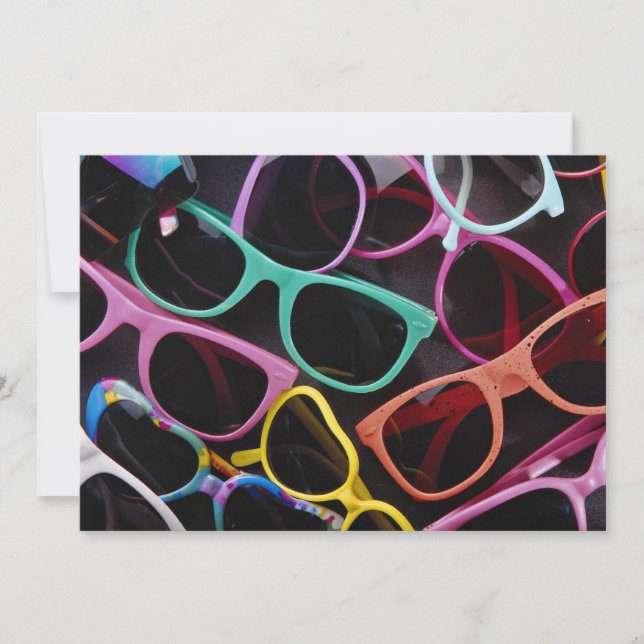 Óculos de sol lindos e coloridos (Frente)