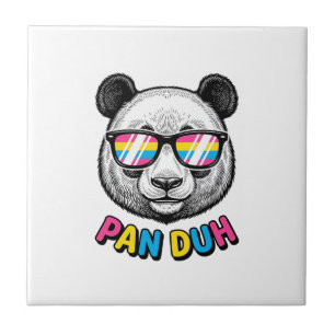 Óculos de Sol Panda Divertido Camisa de Gravura Vi