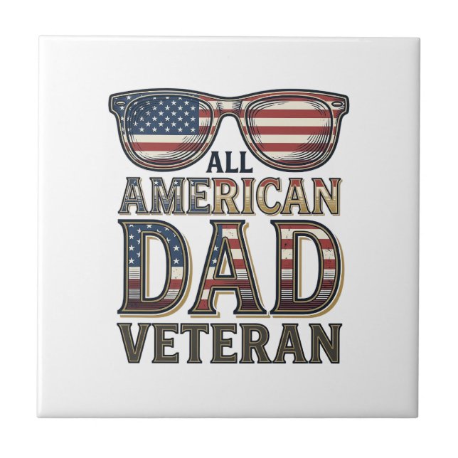 Óculos de sol patrióticos para veteranos All Ameri (Frente)