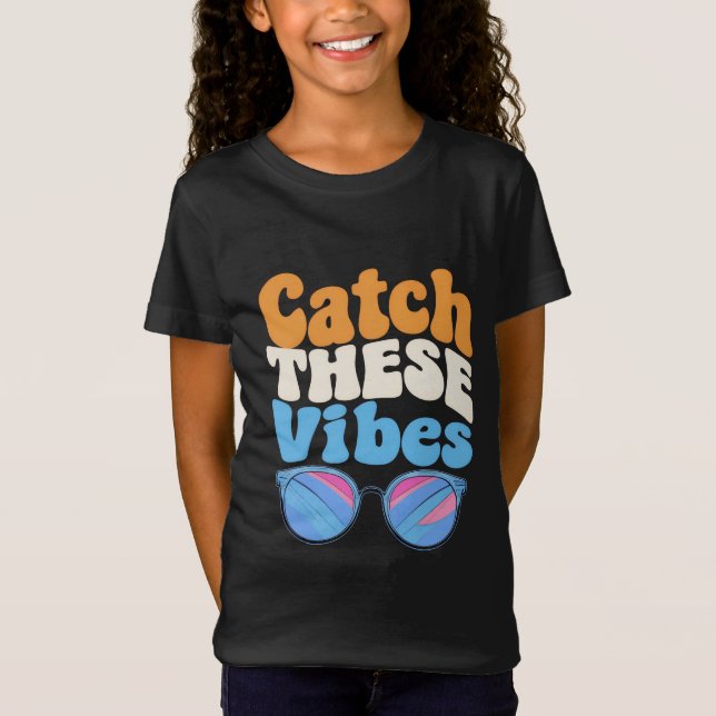 Óculos de Sol Retro na Moda Camiseta Gráfica para  (Frente)