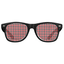 Tartan Xadrez Red, Black & White No. 62