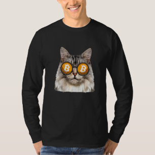 Óculos de sol Vestidos por gatos Bitmoney Btc Cryp