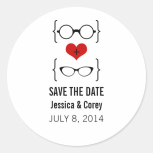 Óculos geeky salvam adesivos de data