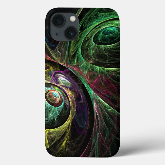Ocultar Abstrato de Olhos no iPhone 6 Case (Verso)