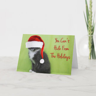 Ocultar do Cartão de Natal de Férias