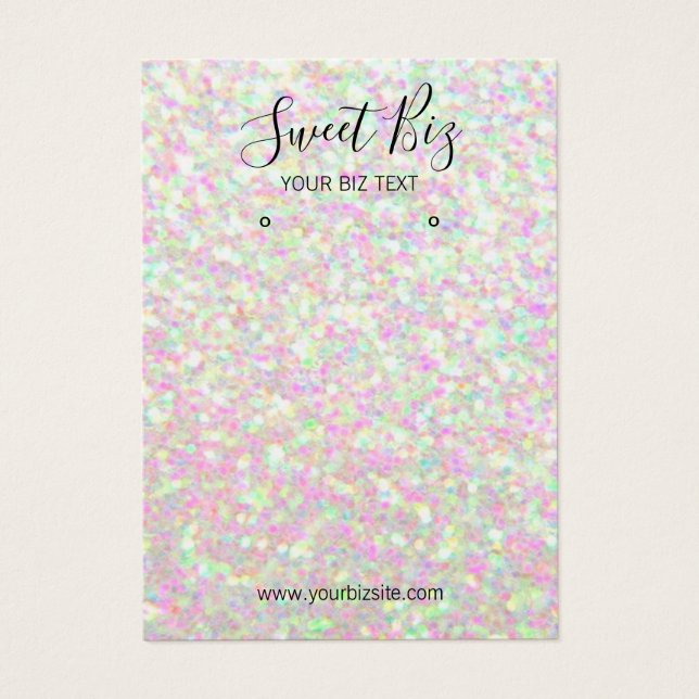 Ocupante de Joias Glitter Negócios Iridescentes (Frente)