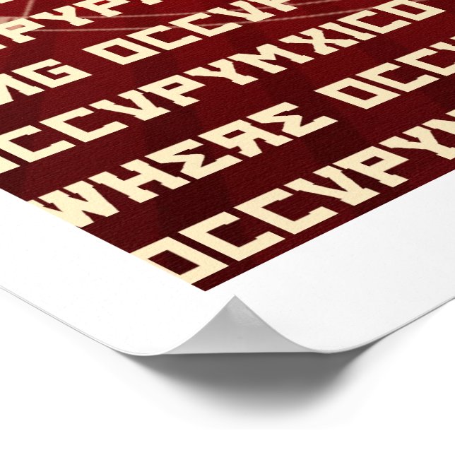 Ocupar Alternativo Poster (Borda)