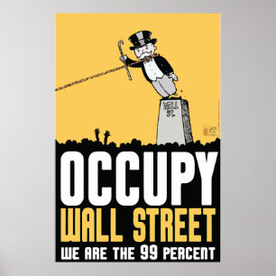 Ocupe Wall Street que nós somos o poster de 99 po
