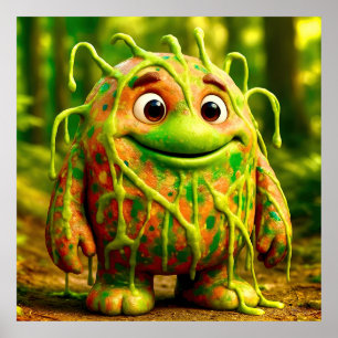 OddFriends - Poster do Monstro Verde Gooey