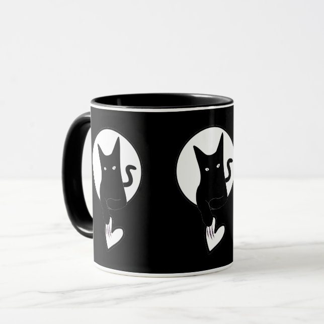 Ode para amar caneca de gato pela poeta Adiela Ako (Frente Esquerda)