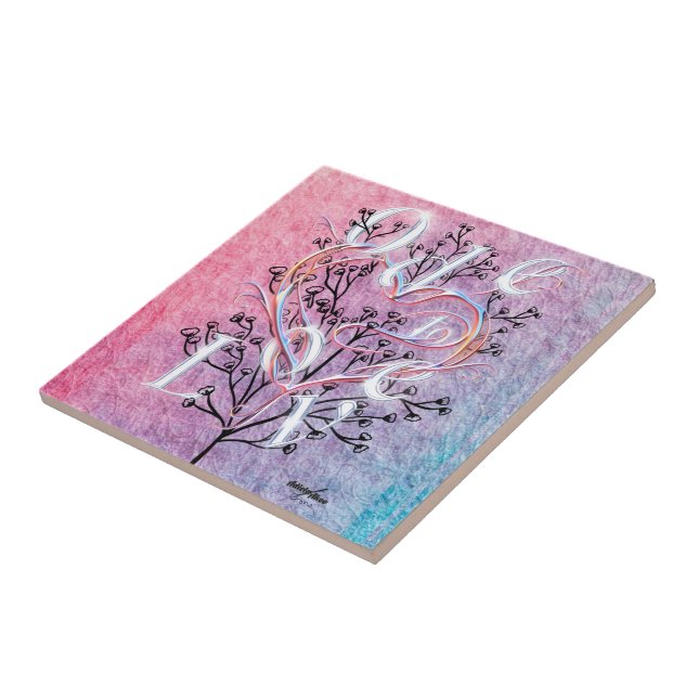 Ode para amar o Azulejo cerâmico da poeta Adiela A (Lateral)