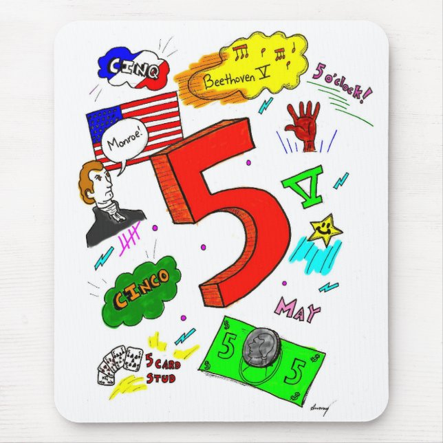 Ode para cinco Mousepad (Frente)