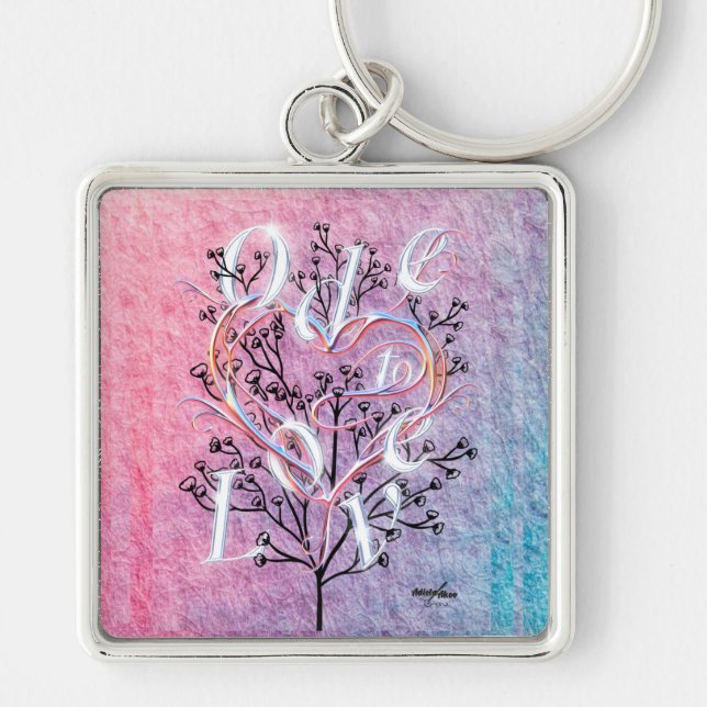 Ode to Love Premium Chaveiro (Frente)