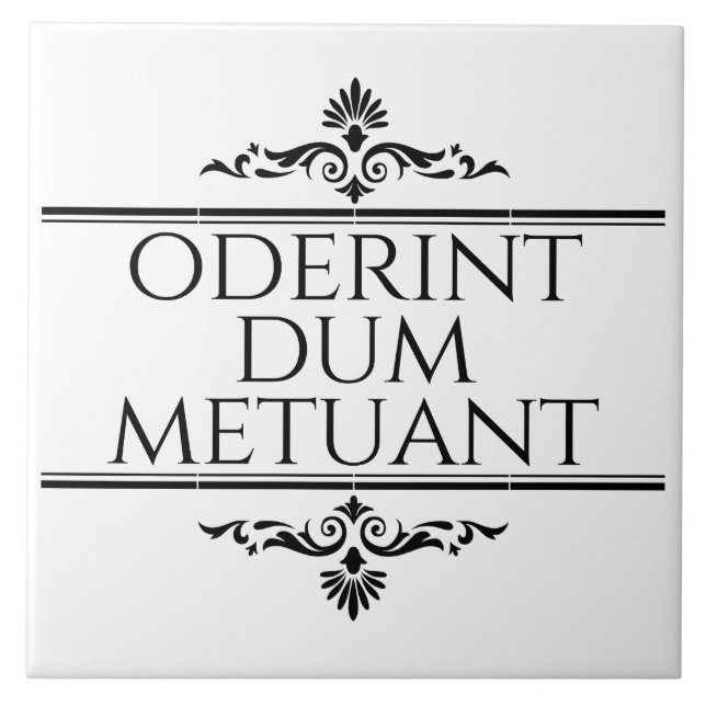 Oderint Dum Metuant (Frente)