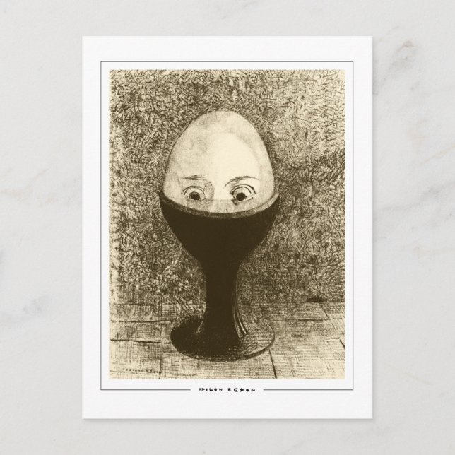 Odilon Redon #331 - Cartão Postal de Arte (Frente)
