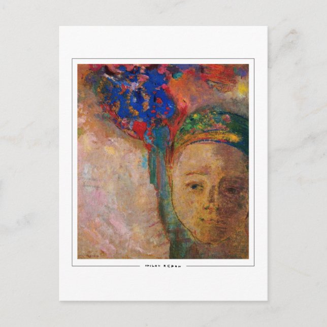 Odilon Redon #776 - Cartão Postal de Arte Refinada (Frente)