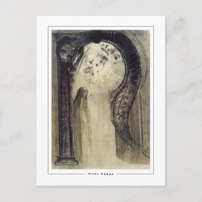 Odilon Redon #85 - Cartão Postal de Arte (Frente)