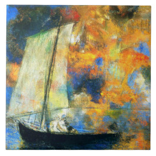 Odilon Redon - Nuvens Flores