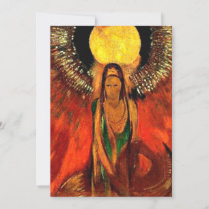 Odilon Redon trabalho de arte, A Chama,