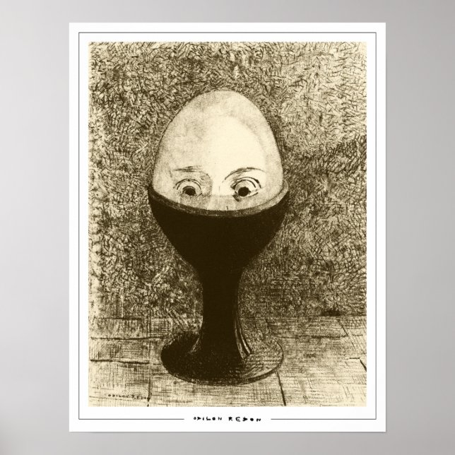 Odilon Redon Zedign Art Poster #331 (Frente)
