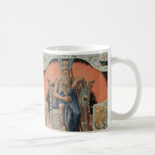 Odin com a caneca de Huginn e de Muninn