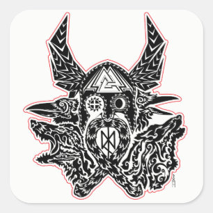 Odin - etiqueta do emblema