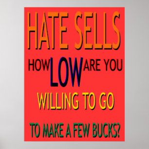 Odio vende Poster