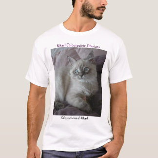 Odisseyi Irina da camisa Siberian do gatinho de