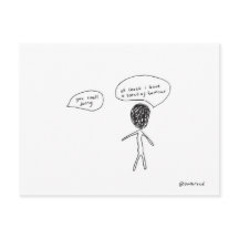 odor do cartão postal de humor