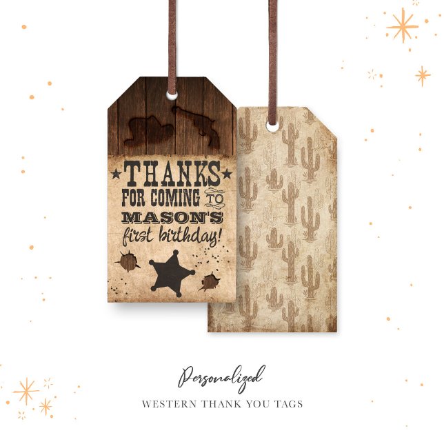 Oeste queria aniversário obrigado etiquetas (Criador carregado)