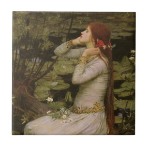 Ofélia junto ao Lago por John William Waterhouse