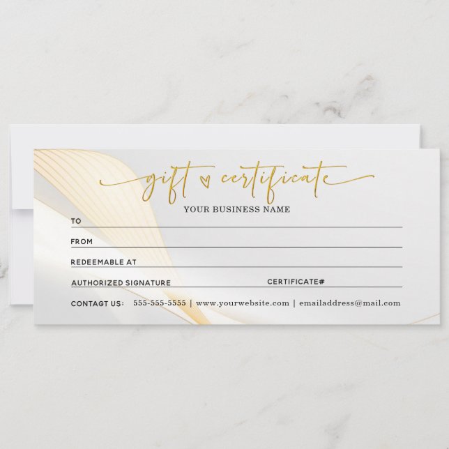 Oferecer Certificados Dourados Para A Minha Empres (Frente)