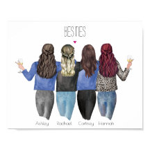 Oferta de Besties Personalizadas | Melhor Poster p